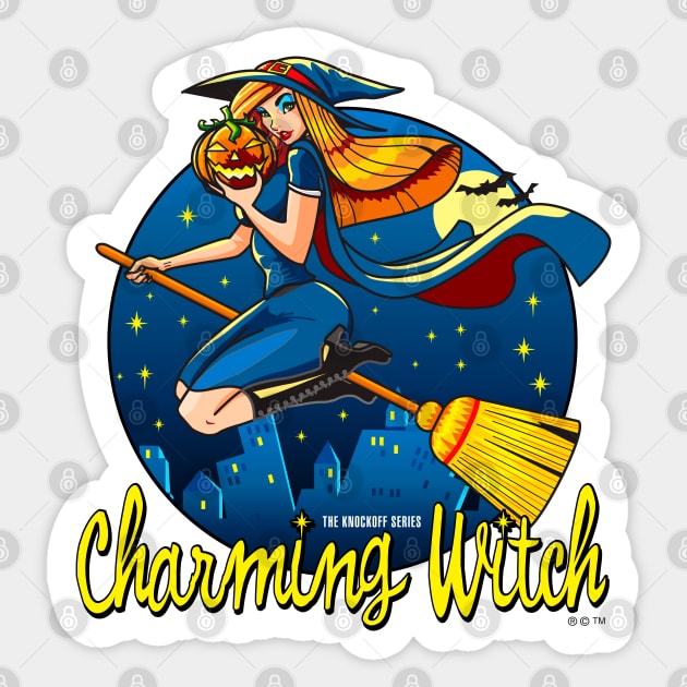 Charming Witch tv series knockoff Sticker by Maxsomma